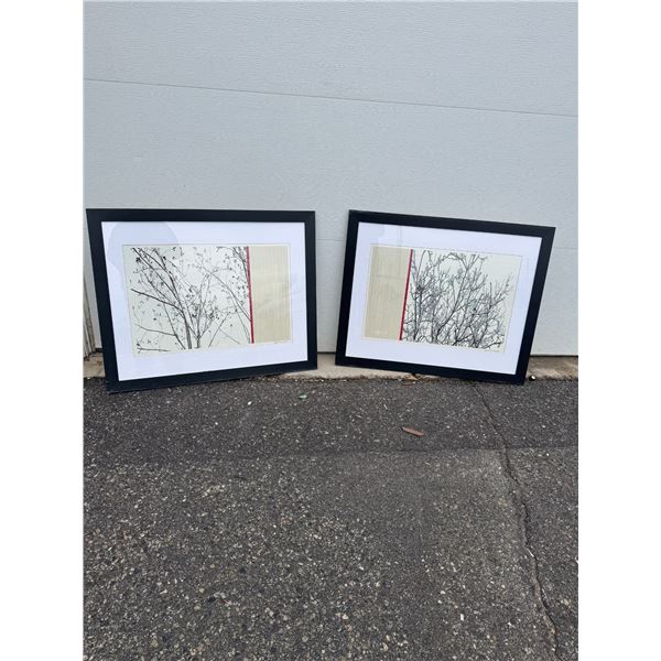 2 framed art, Janet