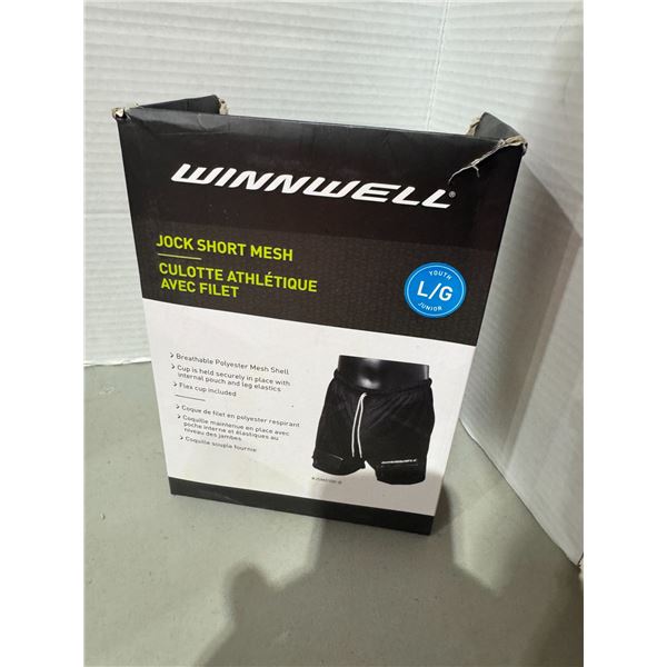 WINNWELL jock shorts, youth size large