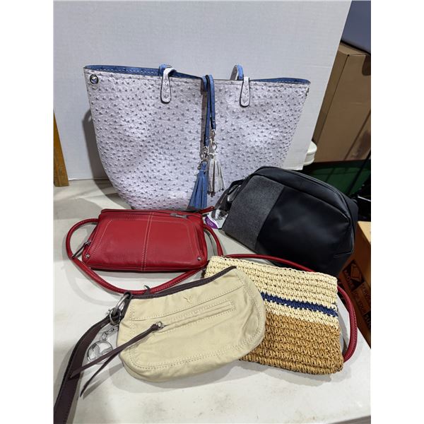 Assorted purses