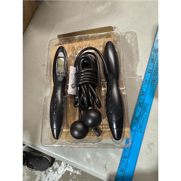 Digital jump rope set