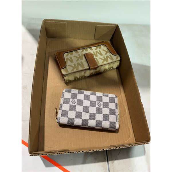 Louis Vuitton and Michael Kors wallets authenticity up to buyer to verify before bidding