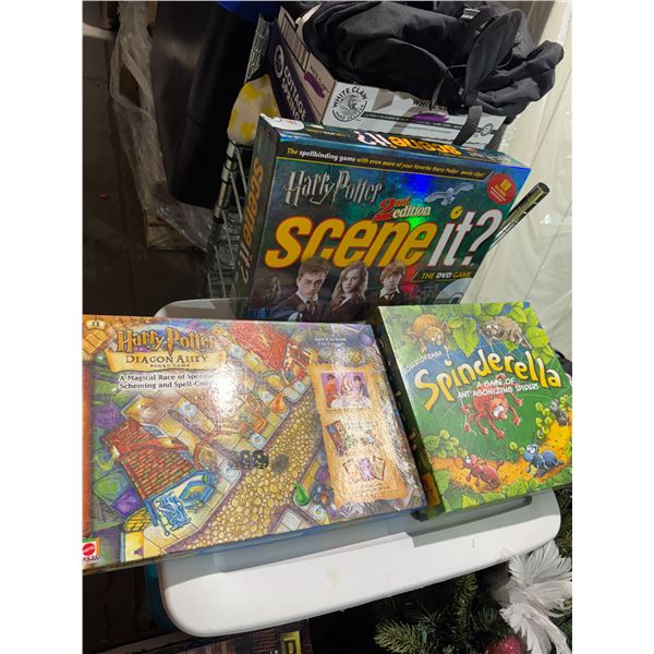 Harry Potter game seen second edition game spinderella game