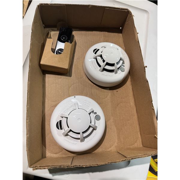 Fire, alarms, and door doorbell