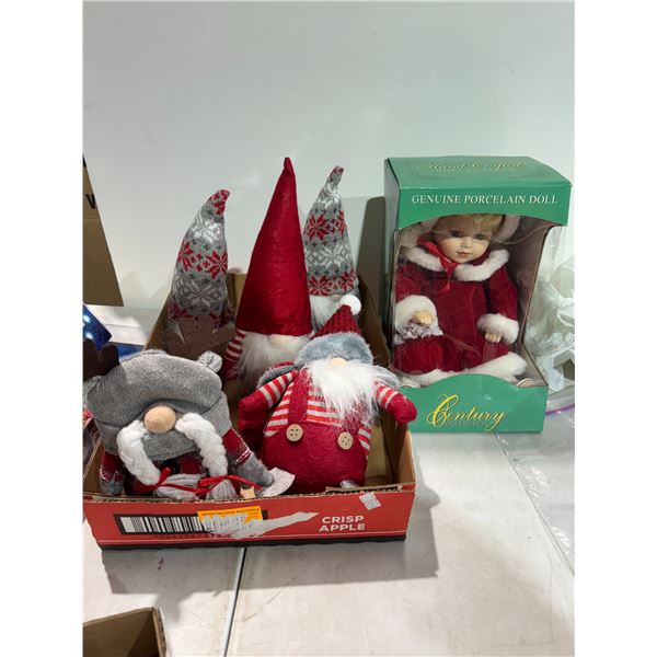 Gnome, decor, and porcelain doll