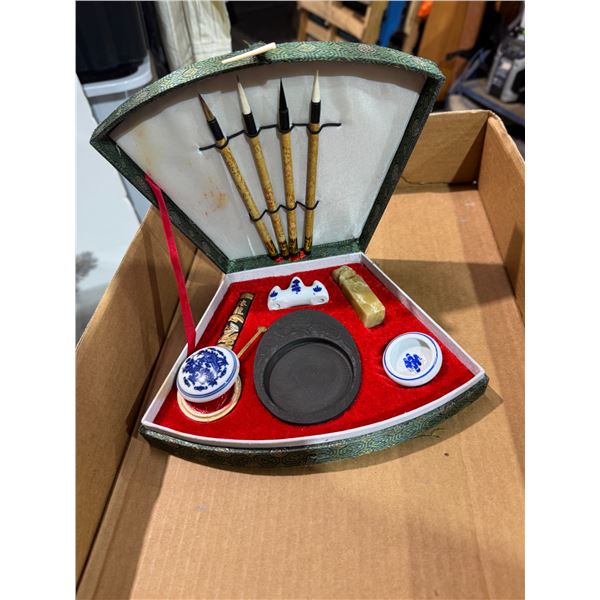 Chinese calligraphy set