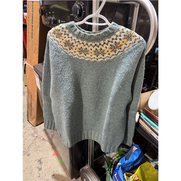 All Shetland Will knitted in Scotland sweater