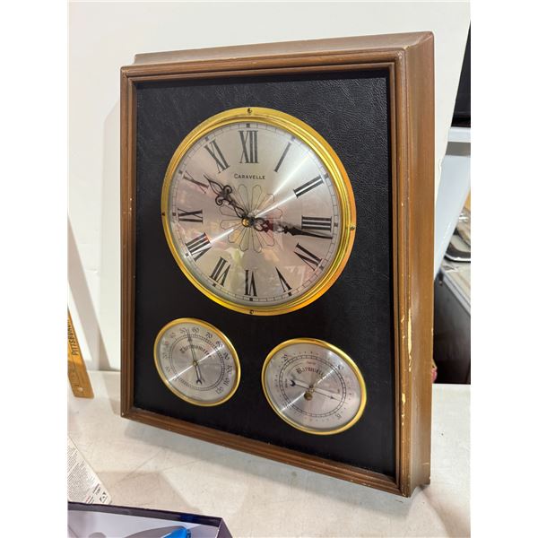 CARAVELLE clock thermometer and barometer