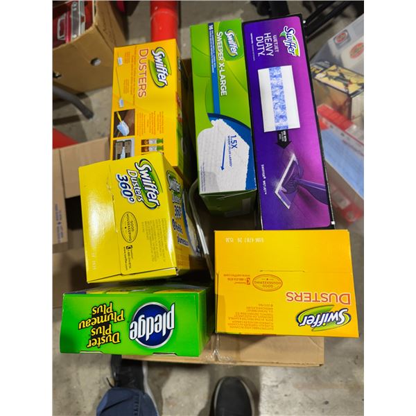 Cleaning items, swiffer and pledge