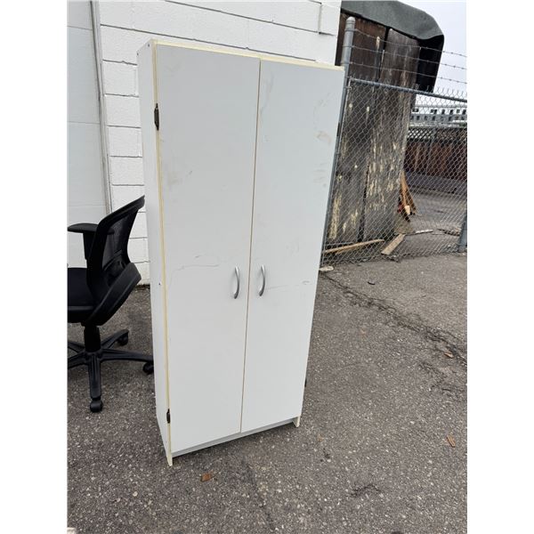 Cabinet measures 24" x 12 1/2" x 59 1/2" tall