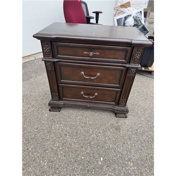 Dresser measures 36" x 20" x 33" tall