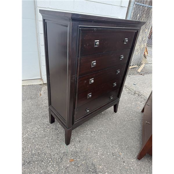 Dresser measures 42" x 19" x 55" tall