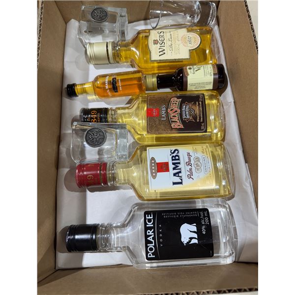 Bottles and contents