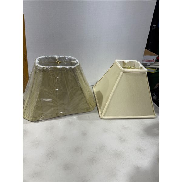 2 lampshades