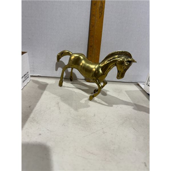 Brass horse