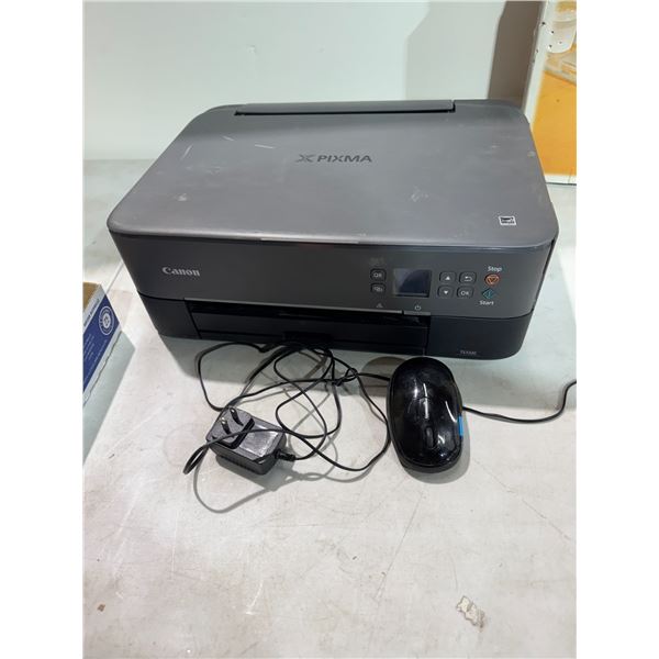 Pixma printer, and a mouse