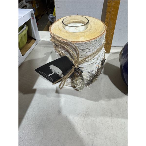 Naturally new candle holder