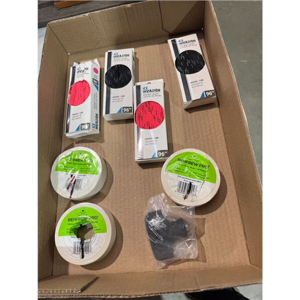 Hockey tape and lace