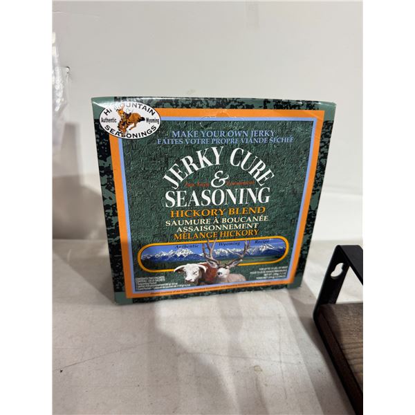 Jerky cure, and seasoning hickory blend