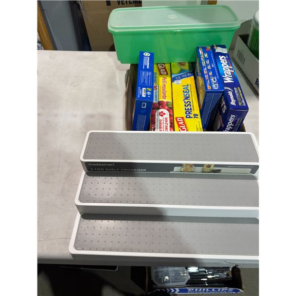 Tupperware container, kitchen and shelf organizer