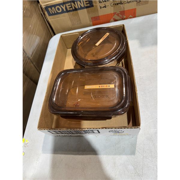 Glass lid lock dishes