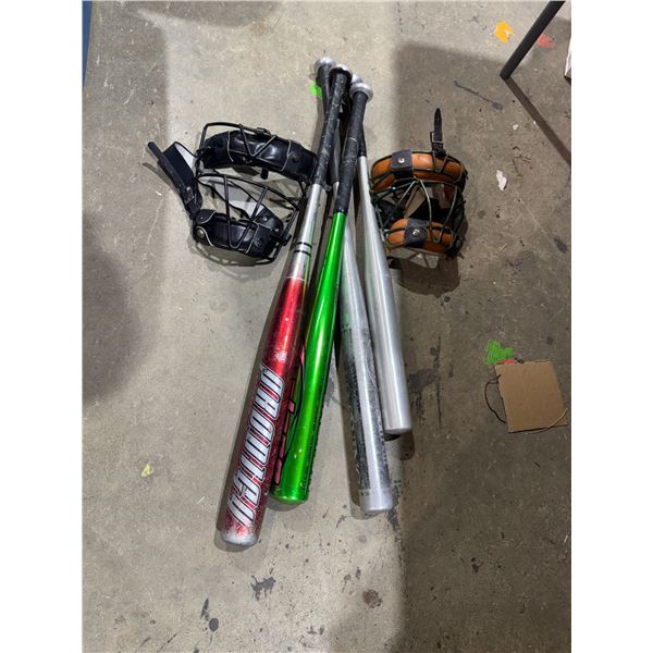 Bats baseball mask thank you