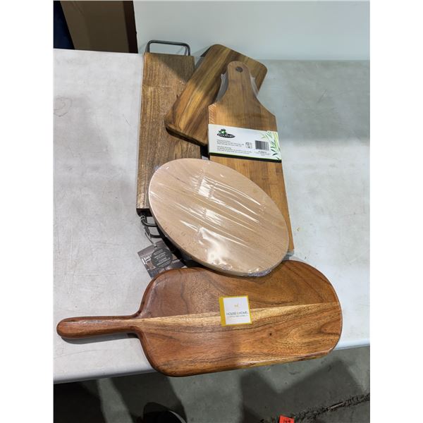 Bamboo And, other wood, serving board, charcuterie boards, etc.