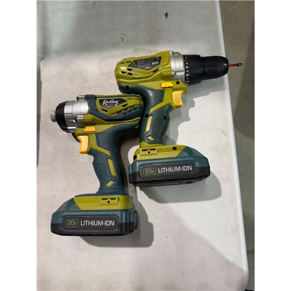 RAGLEY drills with batteries, no charger