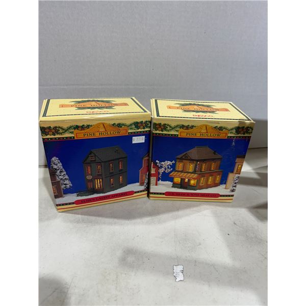 New Pine Hollow, Elsie's ladies apparel and G. B. and Sun's meat company.