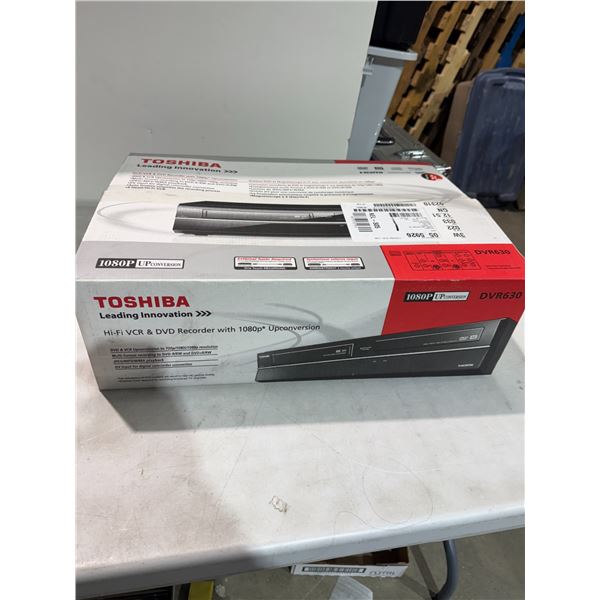New Toshiba hi-fi VCR and DVD recorder