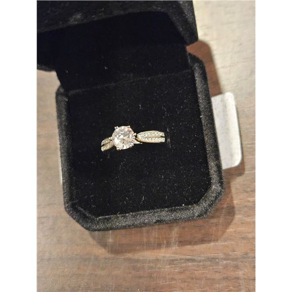 1.0ct Simulated Diamond Chanel Ring- resizeable