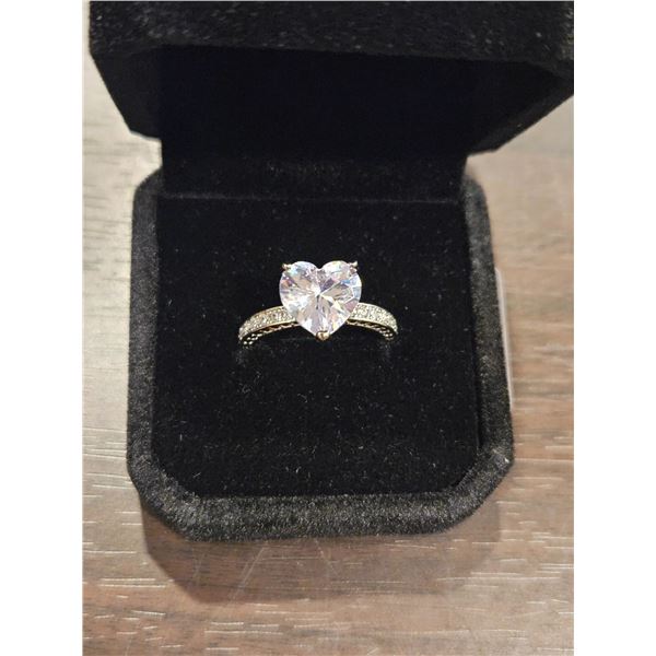 4.0ct Simulated Diamond Chanel Ring- Size 7