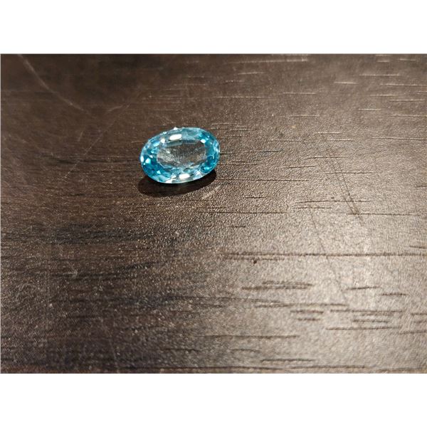 2.17ct Blue Zirconia