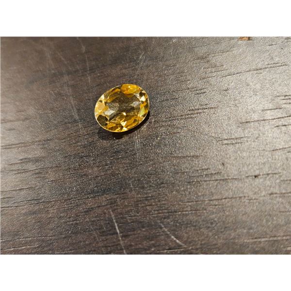 2.18ct AAA NAtural Golden Yellow Citrine Oval