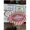 Image 1 : Tin and other Christmas decor signs