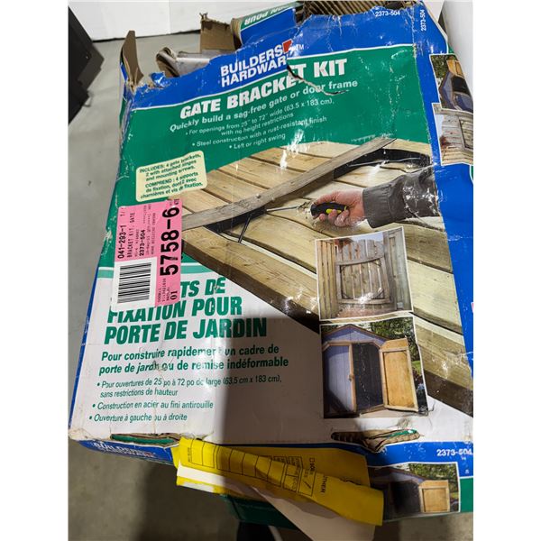 Gate bracket kit