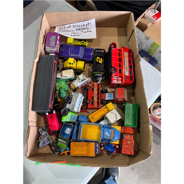 Assorted hot wheels, Tonka, hot wheels, matchbox, and more