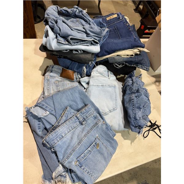 Jeans and shorts assorted size