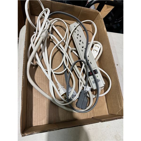 Power bar and extension cords