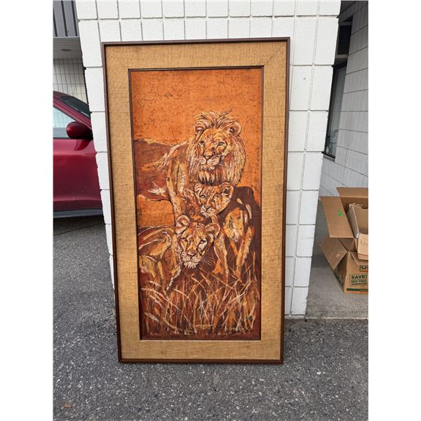 Family of lions art