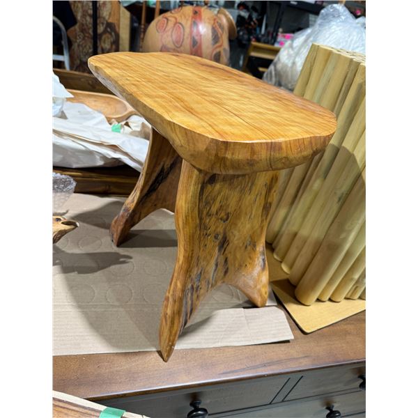 Wood stool