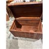 Image 2 : Solid wood chest measures 32" x 18" x 21" tall