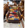 Image 1 : MCM Vintage maple rocker 30 inches deep 30 inches wide 30 inches tall