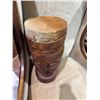 Image 2 : Carved drum measures 18 inches tall