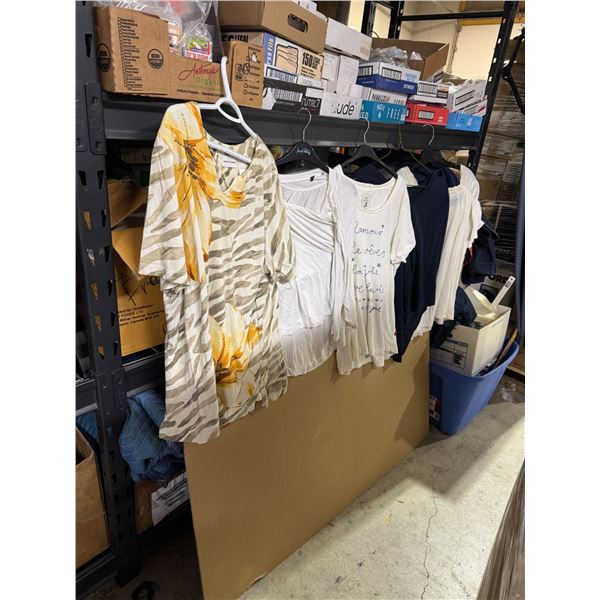 Five shirts ladies, large