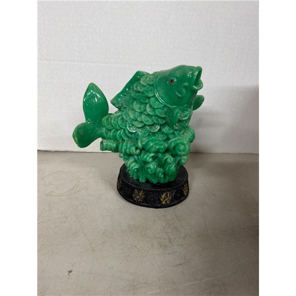 8 inch tall Koi sculpture