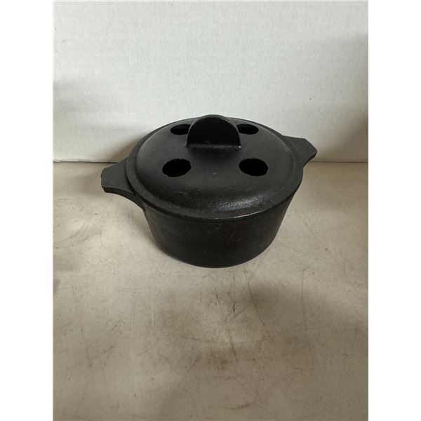 Vintage BSR cast-iron stove top steamer