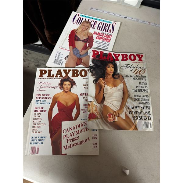 Playboy magazines