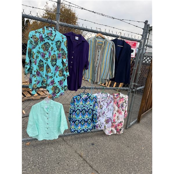 Assorted tops size, small and medium