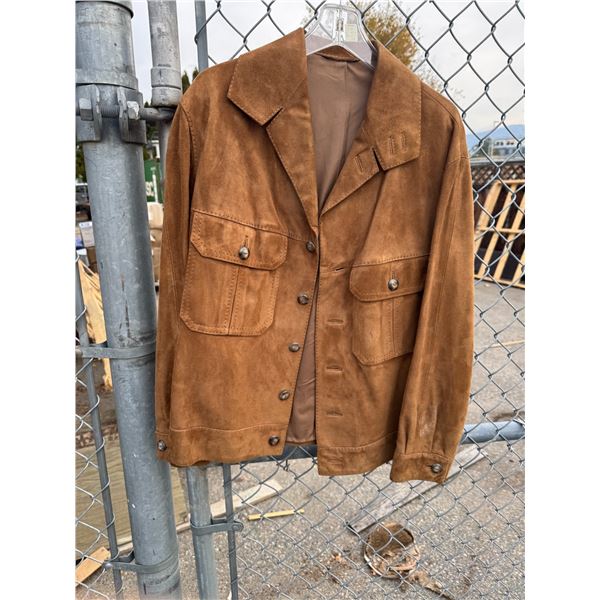Suede jacket, Springer fever size not shown