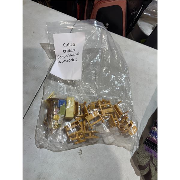 Calico critters, schoolhouse accessories